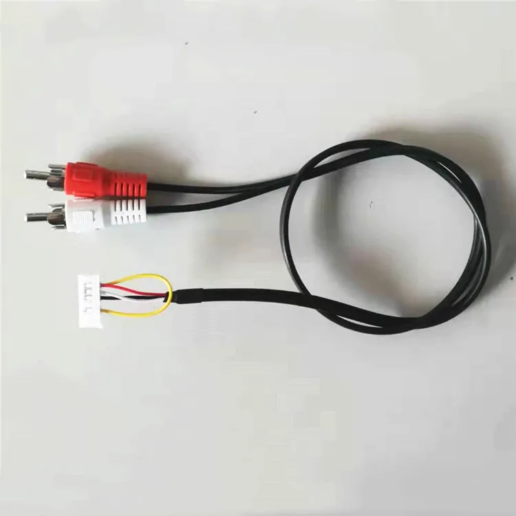 RCA SOCKET TO  PH2.0-8P AV video signal input output cable conversion connection plate lead processing