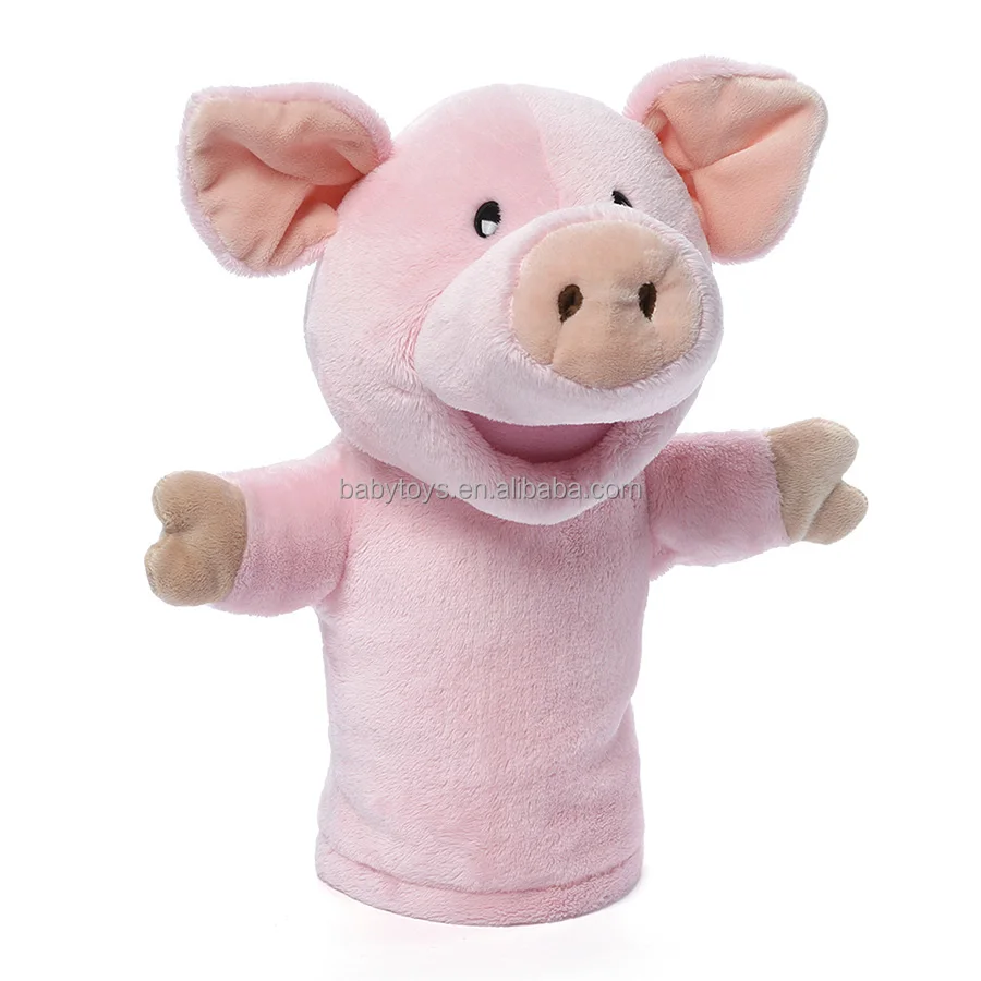 Puppet doll, pig hand puppet, stuffed puppet animals