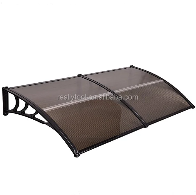 
Plastic raw material polycarbonate window canopy in mail order design 