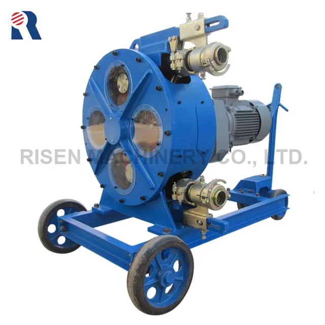 Industrial Peristaltic Hose Squeeze Pump for mortar or concrete