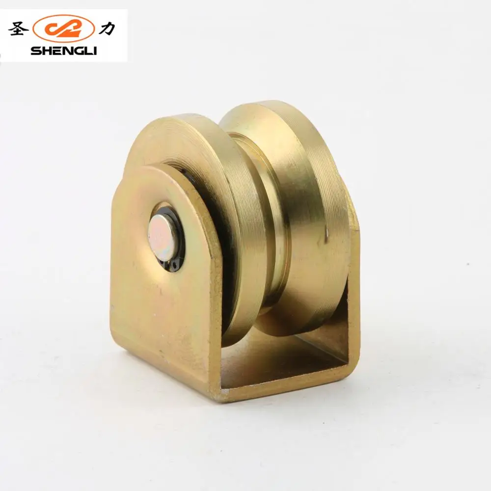 hot and popular Sliding gate triangular roller wheel pulley groove u/v/y type in jinhua