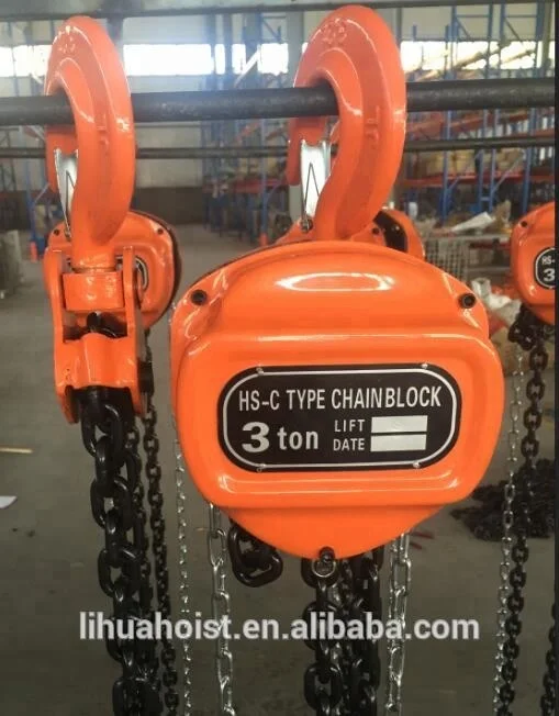 
Manufacture Outlets Hoisting Equipment 1000Kg Chain Pulley Block 