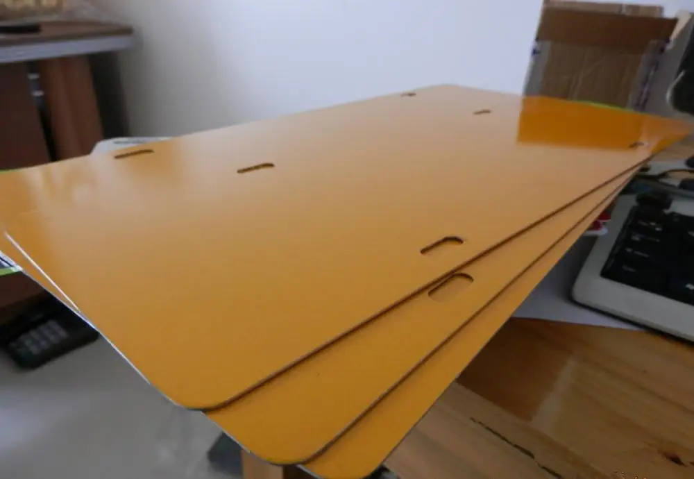 High quality blank reflective car license plate