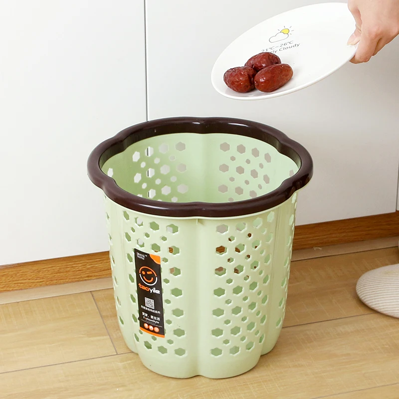 Cheap Plastic Waste Basket Office Hotel Paper Basket