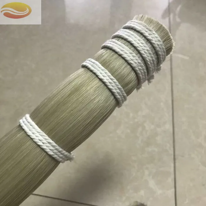 
80cm One Bundle White Horse Tail Hair 