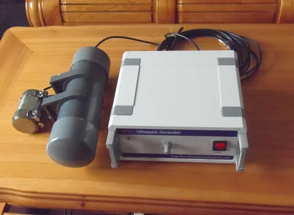 Ultrasonic algae devices used for river