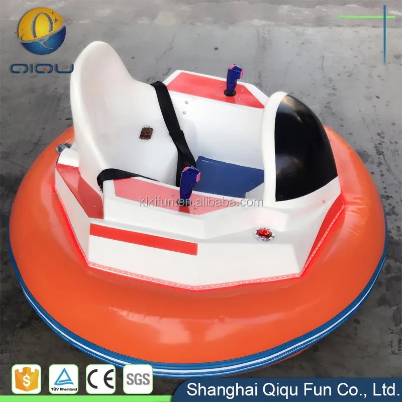 QIQU amusement park kids 12v li ion battery operated bumper cars with low price for sale / chinese inflatable ufo bumper car