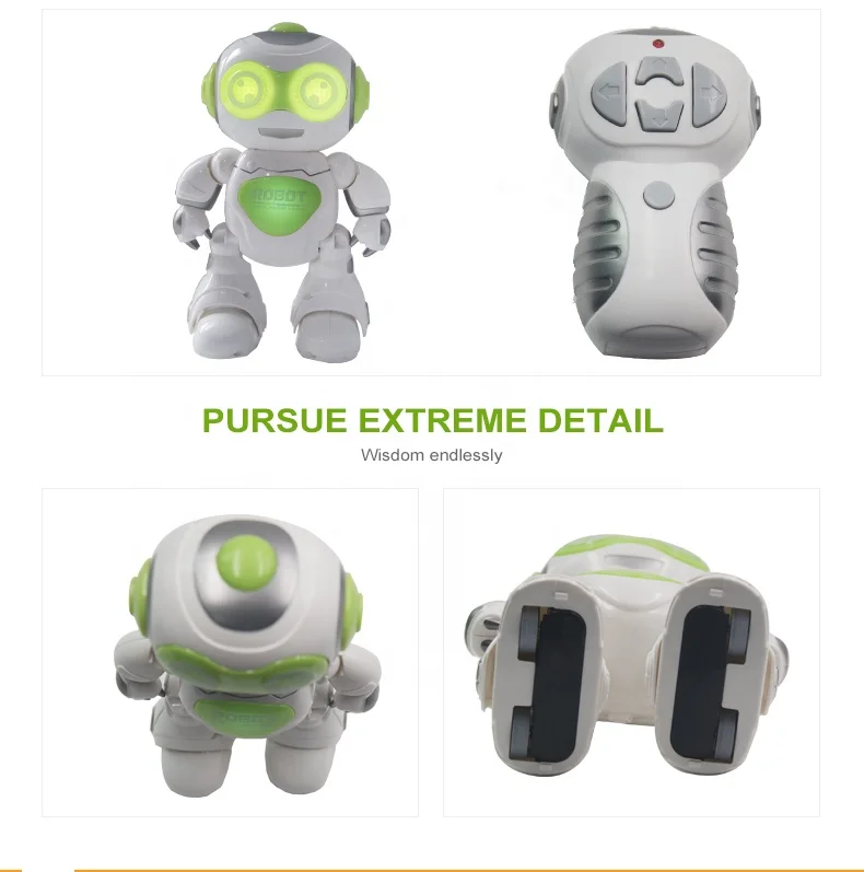 Big eye smart  remote robot dance toys with music and light