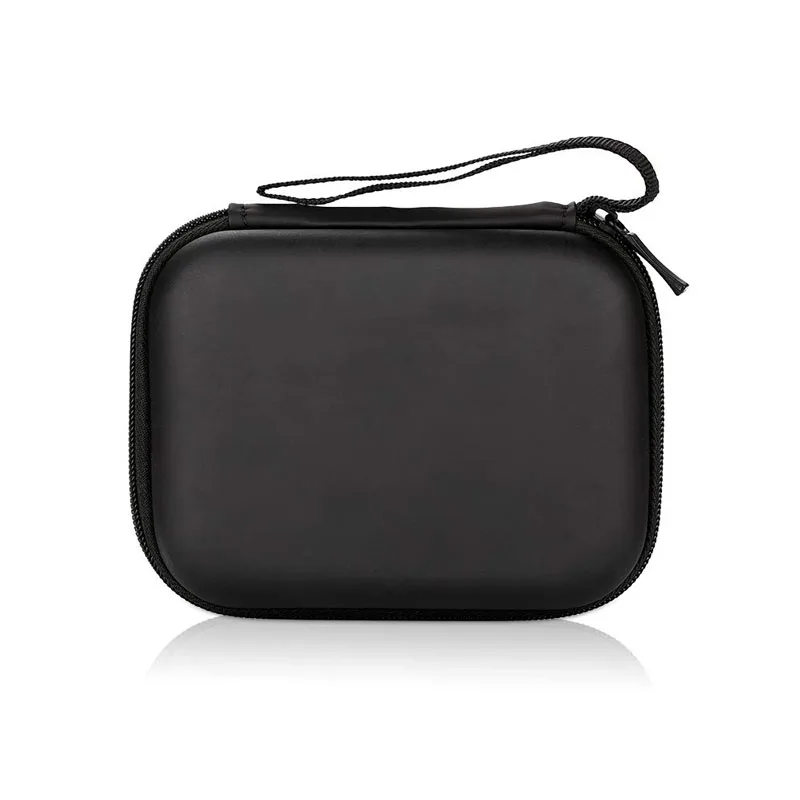 Hard-Shell Storage Portable Square Shockproof Waterproof Earphone Travel Carrying EVA Case with Mesh Pocket