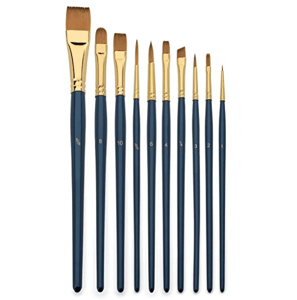  Набор высококачественных нейлоновых кистей для рисования на заказ 10 шт./компл.