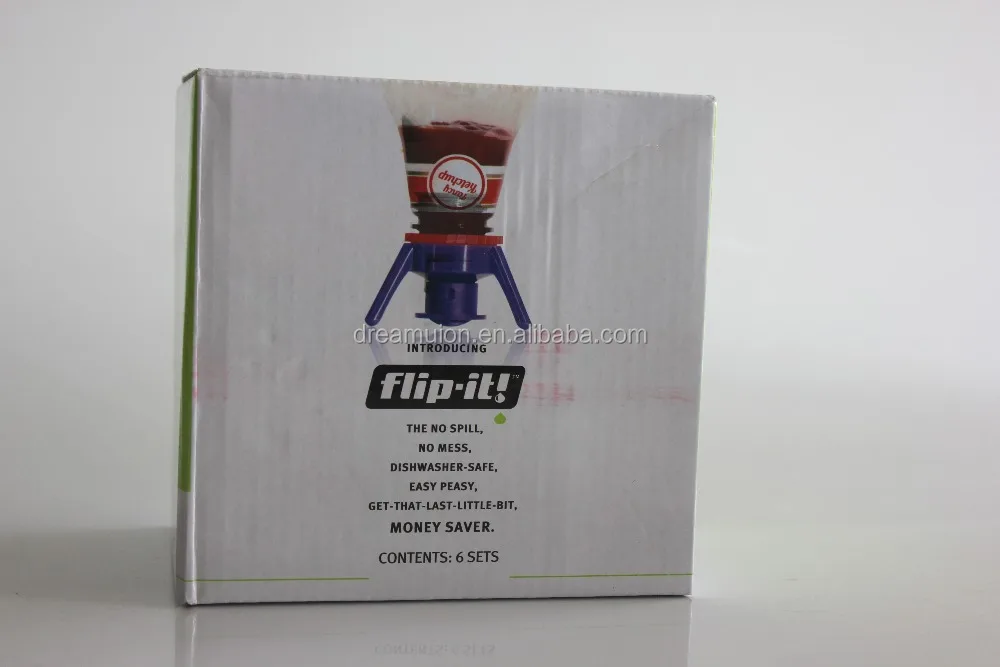 No more waist Cap System BOTTLE EMPTYING KIT FLIP-IT