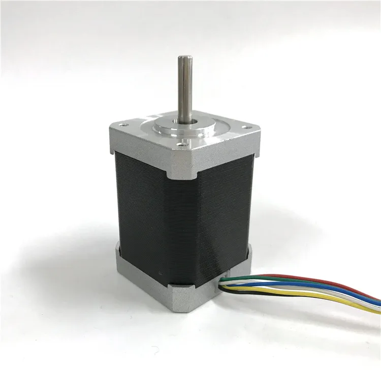 NEMA17 and 42mm*60mm 6.5kg.cm 2phase 1.8degree hybrid stepper motor with round shaft diameter 5mm and leading wire 300mm