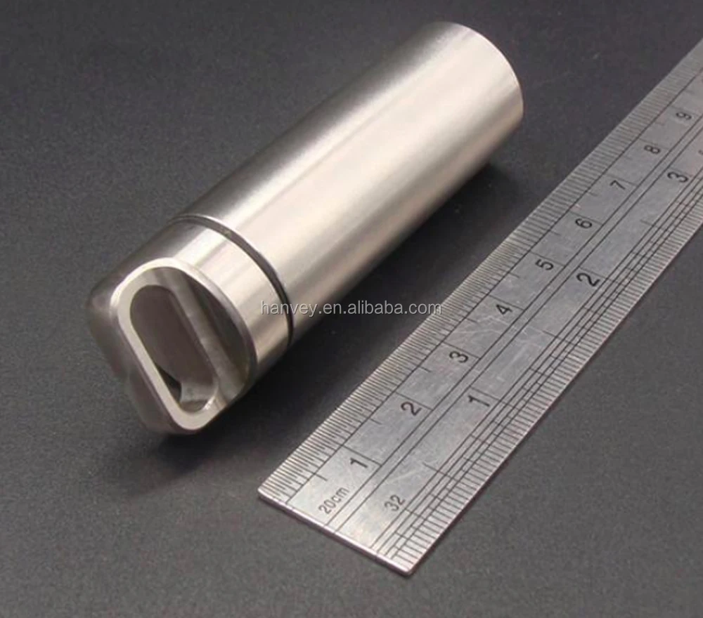 Factory price wholesale cheap promotion Waterproof Custom Stainless Steel Keychain pillbox container Pill storage Holder Box