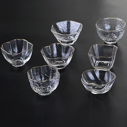 Factory direct sale chinese special gold rim kung fu tea tasting cups with low price online