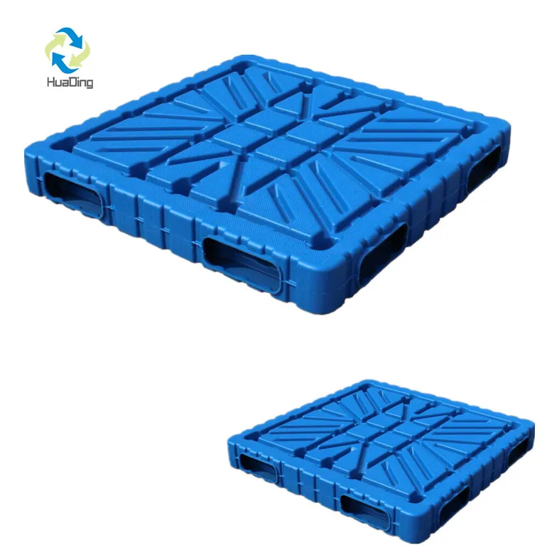1211 Heavy Duty Blow Molding Pallet Plastic Double Faced 4 WAY plastic pallets with sides