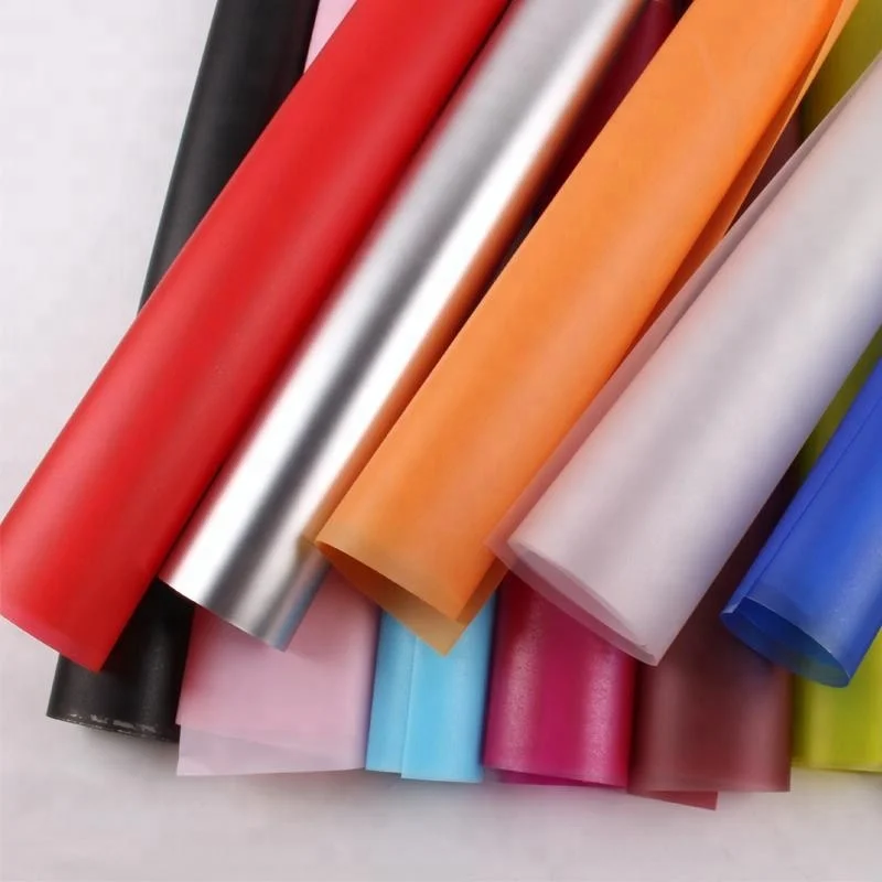 
Luxury translucent tissue paper gift waterproof flower packaging wrapping paper 