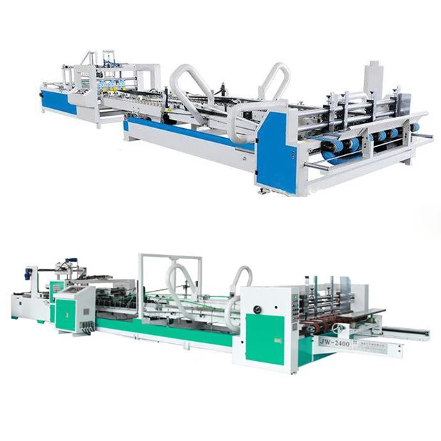 supplier automatic carton box stitcher machinery for carton box / folding gluing stitching machine