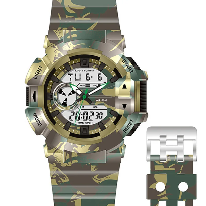 army watch outdoor sport camping watch Analog-digital watch