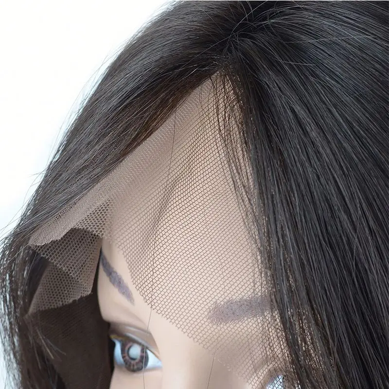 Большой запас дешевый короткий тонкий парик из корейских волос для мужчин