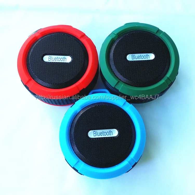 Amazon ГОРЯЧИЕ ПРОДАЖА новый продукт на 2016 Портативный Bluetooth Динамик C6 Водонепроницаемый и