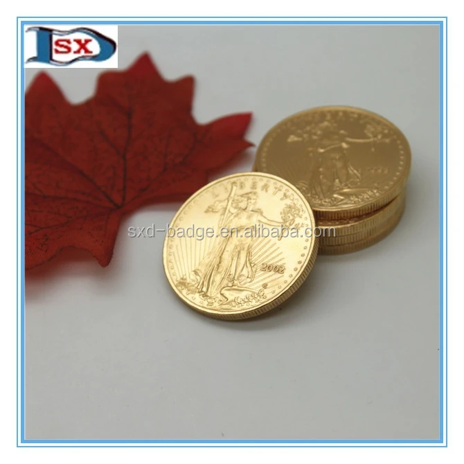 Золотая Вольфрамовая монета с толстым золотым покрытием коллекция вольфрамовых монет 1 унция оптовая продажа 50 долларов США