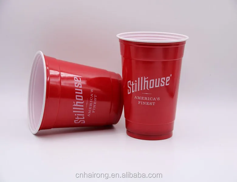 Reusable high quality Advertising Logo custom printed plastic cup,plastic drinking cup