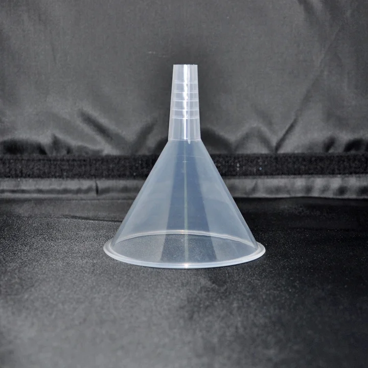 Китайская фабрика, новинка 100%, полипропиленовая пластиковая воронка, одноразовая Воронка для лаборатории, 100 мм, полипропиленовая воронка