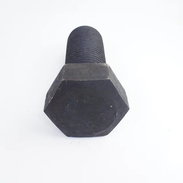 M64*150 Full Thread Hex Bolt, Grade 4.8, Black
