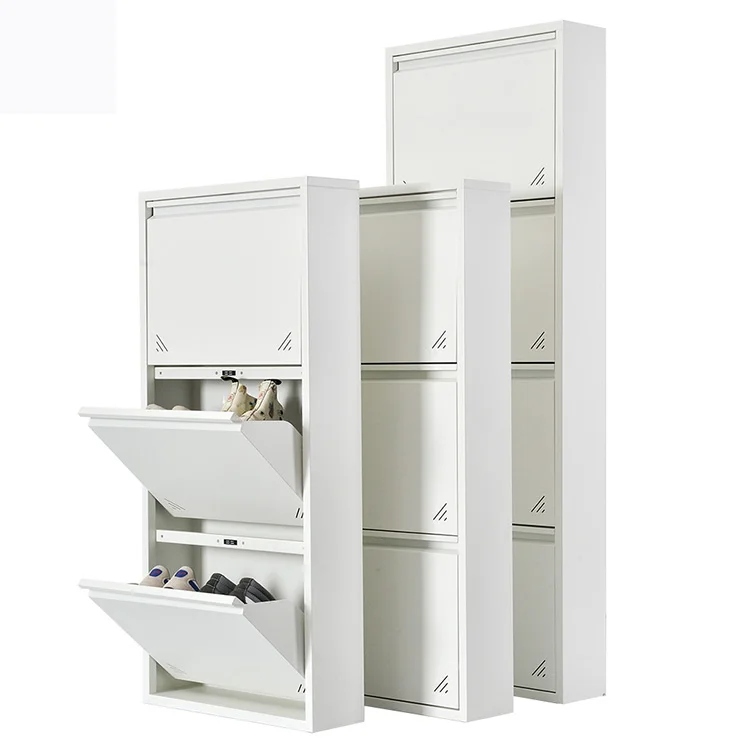 
hot selling steel shoes cabinet metal shoe rack closet organizer tall custom Shoe Cabinet racks 