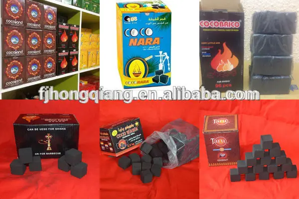 Куб скорлупы кокосового ореха уголь производитель