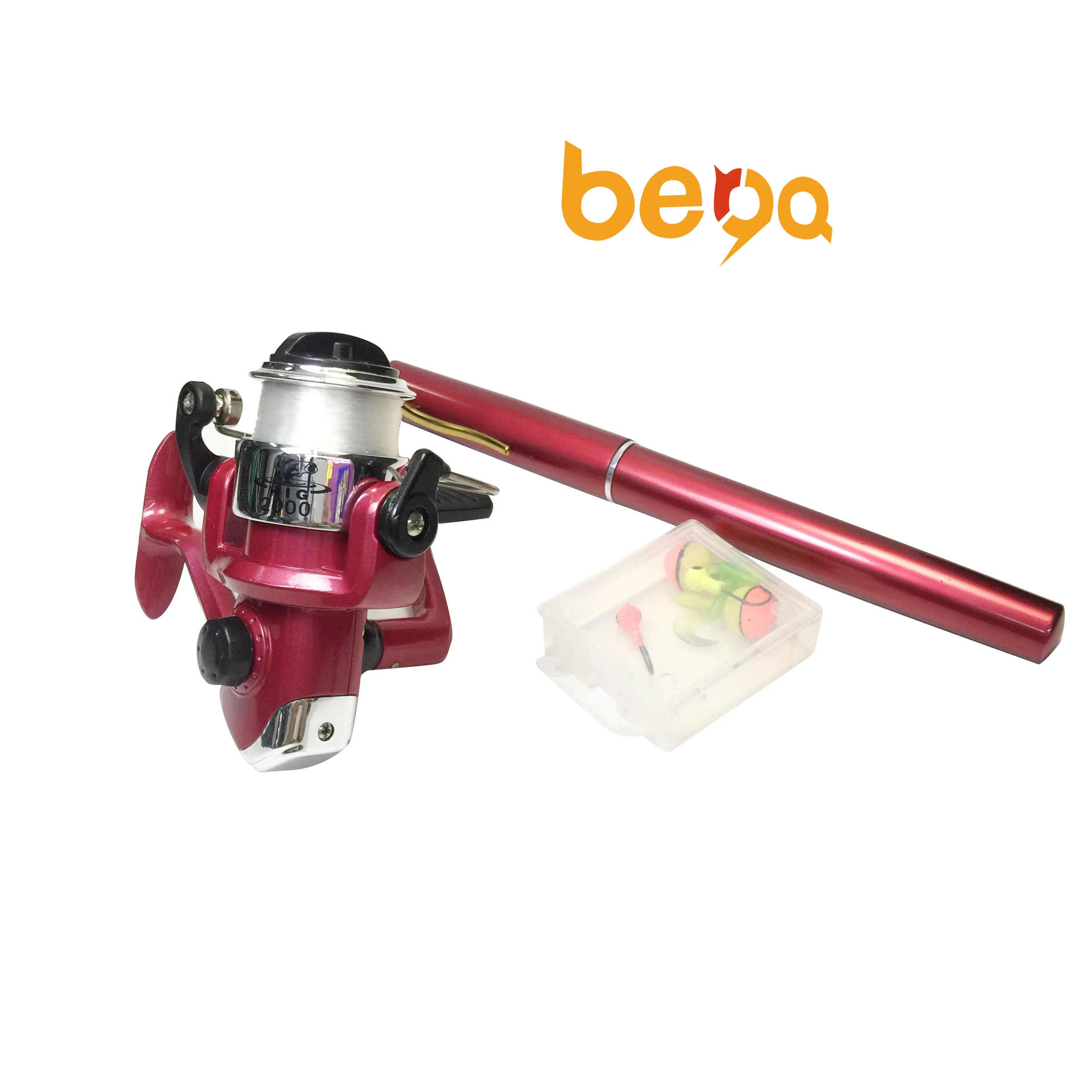 Promo Portable Pocket Aluminum Pen Shaped Telescoping Fishing Rod