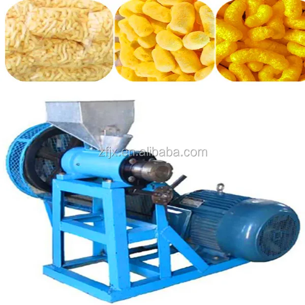 Home use 7 shape mould Corn and rice puff snack food extruder machine