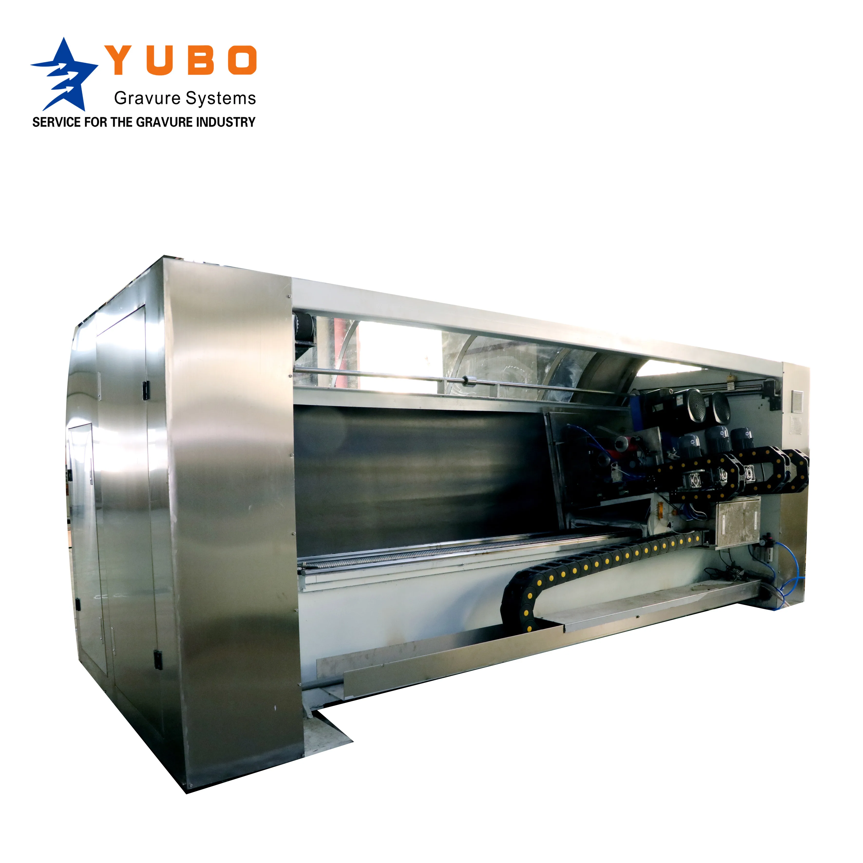 
YUBO Three-Heads Copper Grinding Polishing Machine Gravure Cylinder Polishing Machine 
