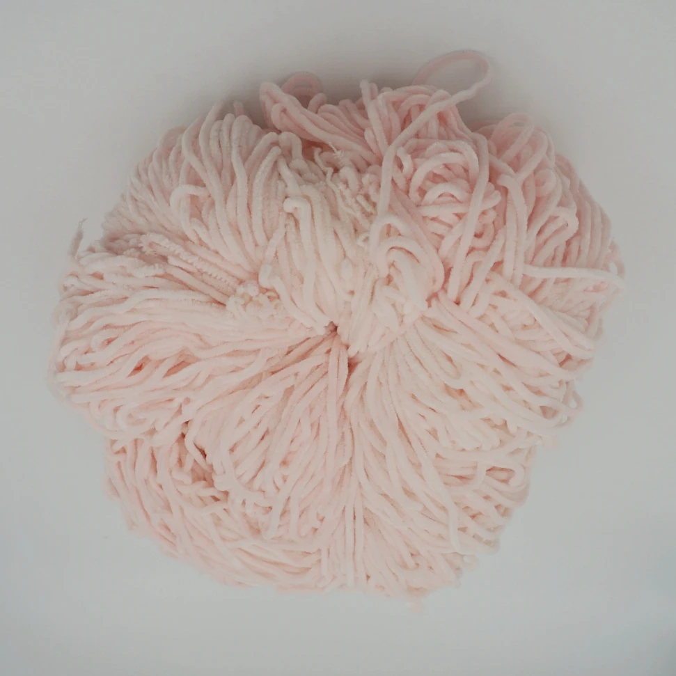 Home Textile material 1/1.8nm 100% Polyester Chenille Yarn