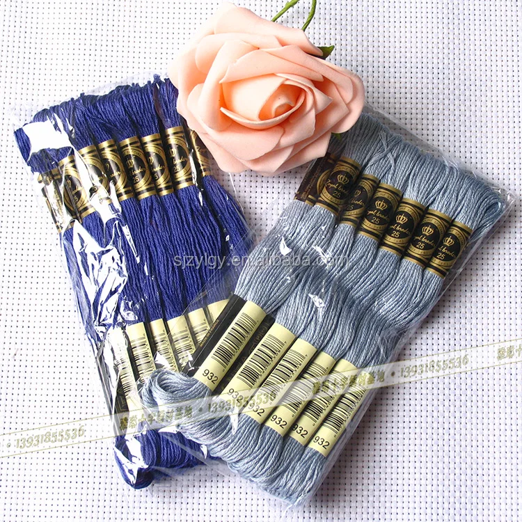 447 colors cross stitch threads in China ( 8m/piece)