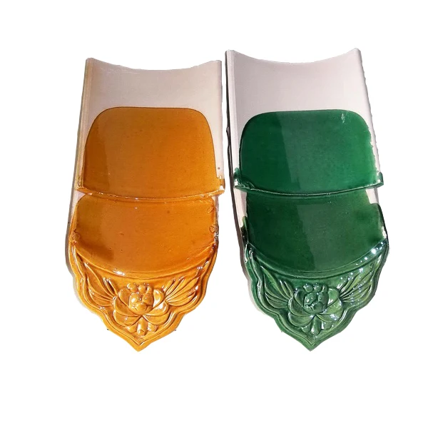 Traditional Chinese roof ornaments ceramic tiles