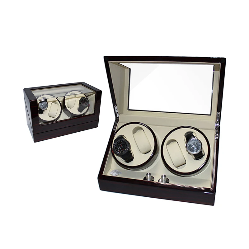 4+6 Slots Hot Sale Wooden Watch Winder Taobao