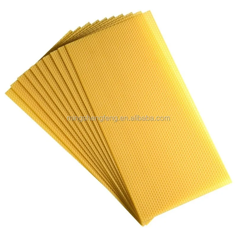 Beekeeping tools factory directly supplies beeswax foundation sheet and bee wax comb sheet