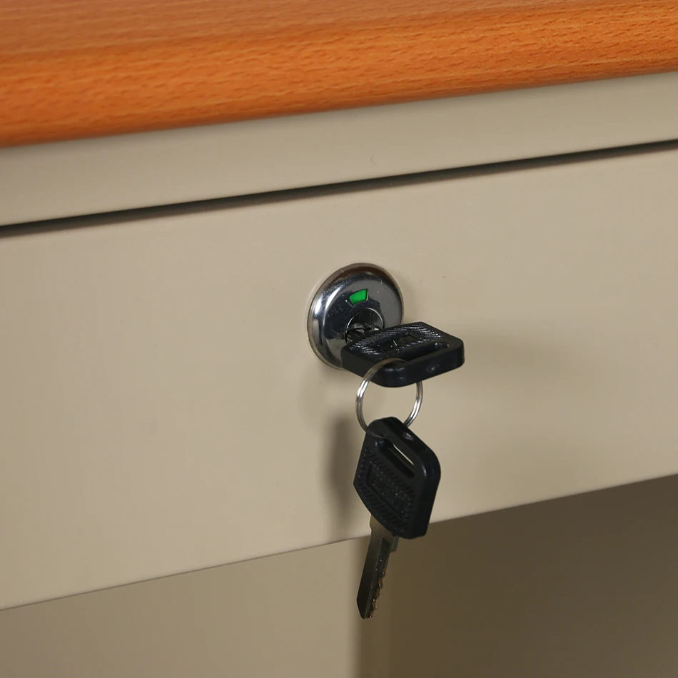 New Modern Steel I-shape Office PC Table Design Photos