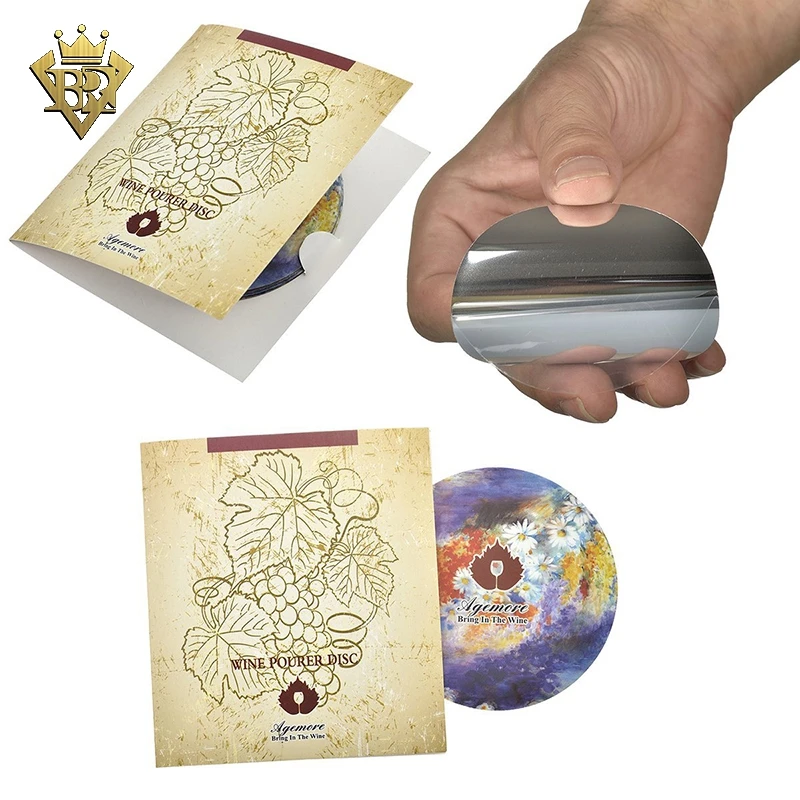 Премиум Дизайн винного диска pourer для продвижения подарков
