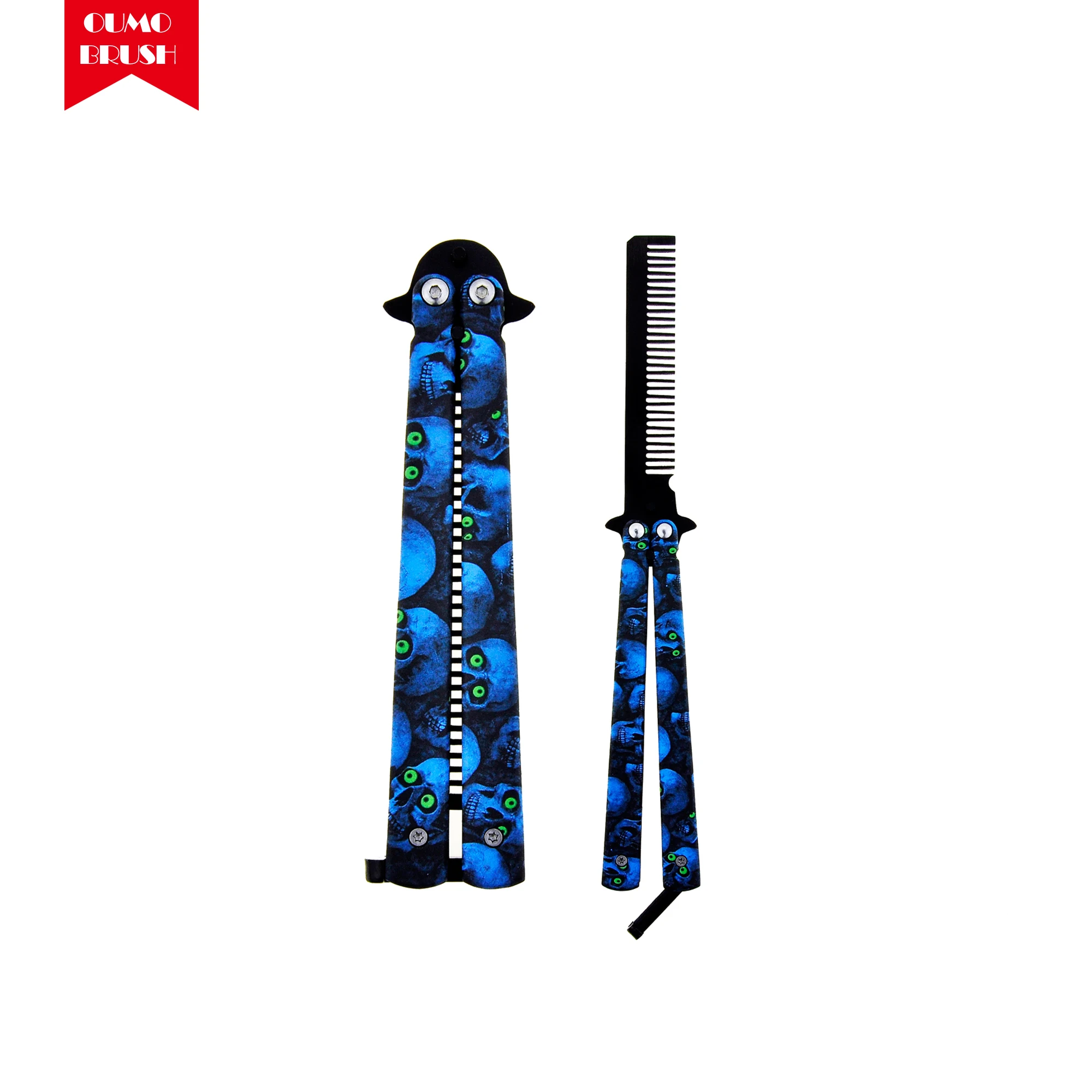 Stainless Steel Butterfly comb for training Practice Balisong Butterfly Comb Knives Trainer