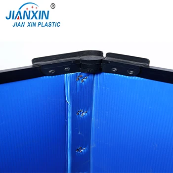 Foldable pp  plastic turnover box