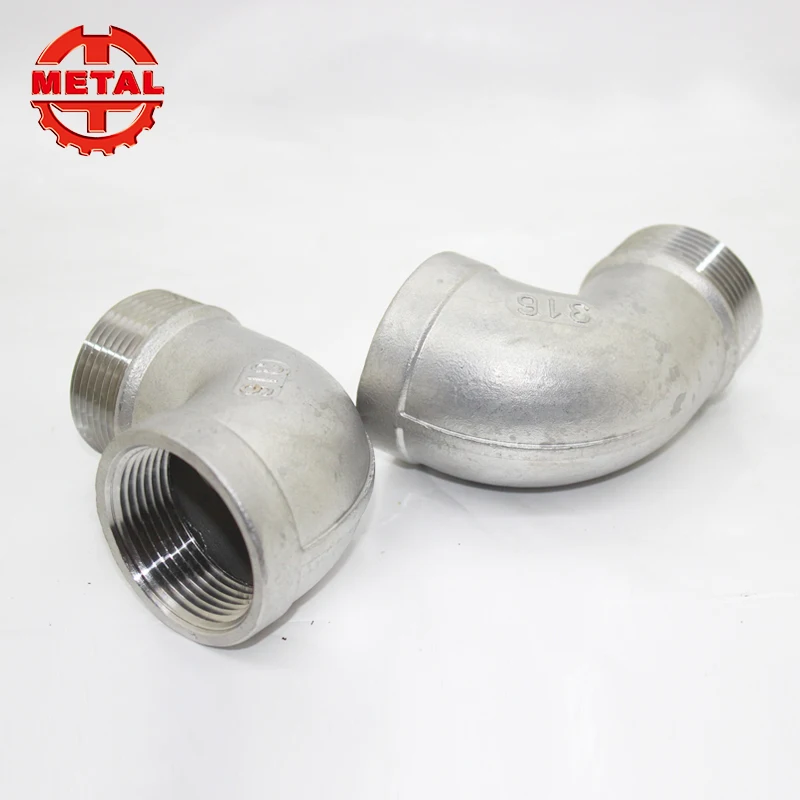 sanitary ware  fitting stainless steel 90 degree elbow