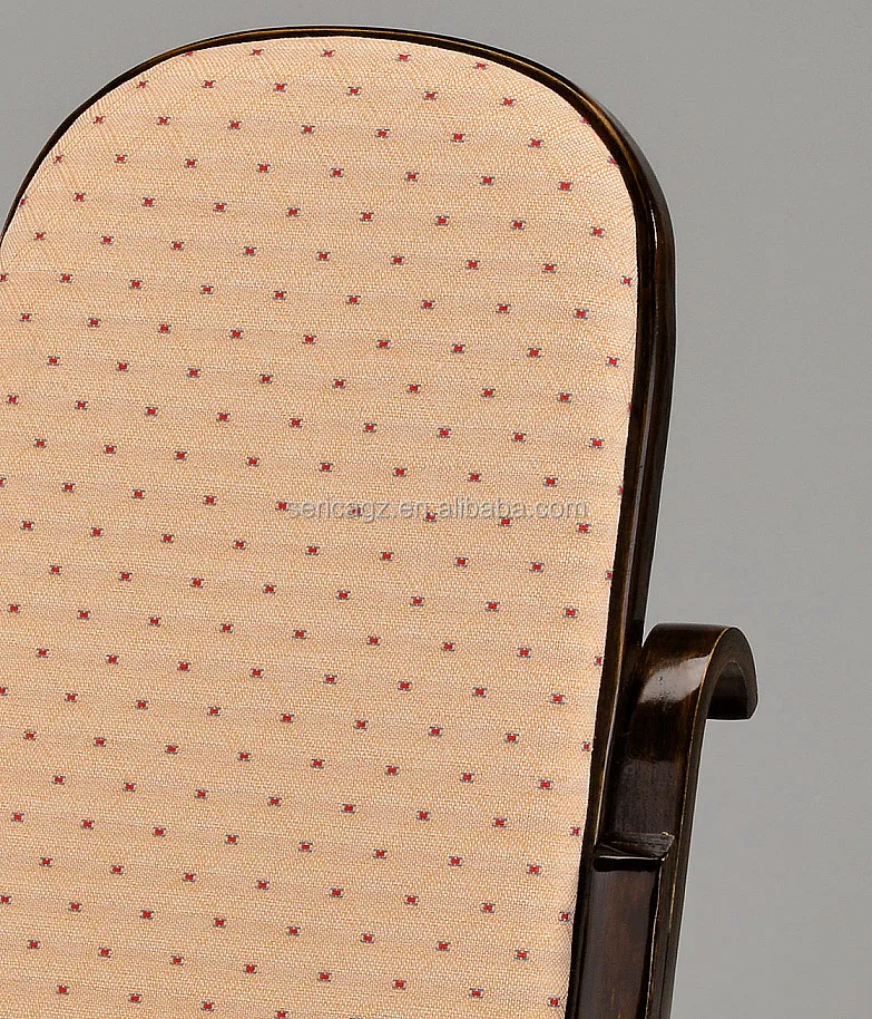 
F-1107 Rocking chair with dot fabric 
