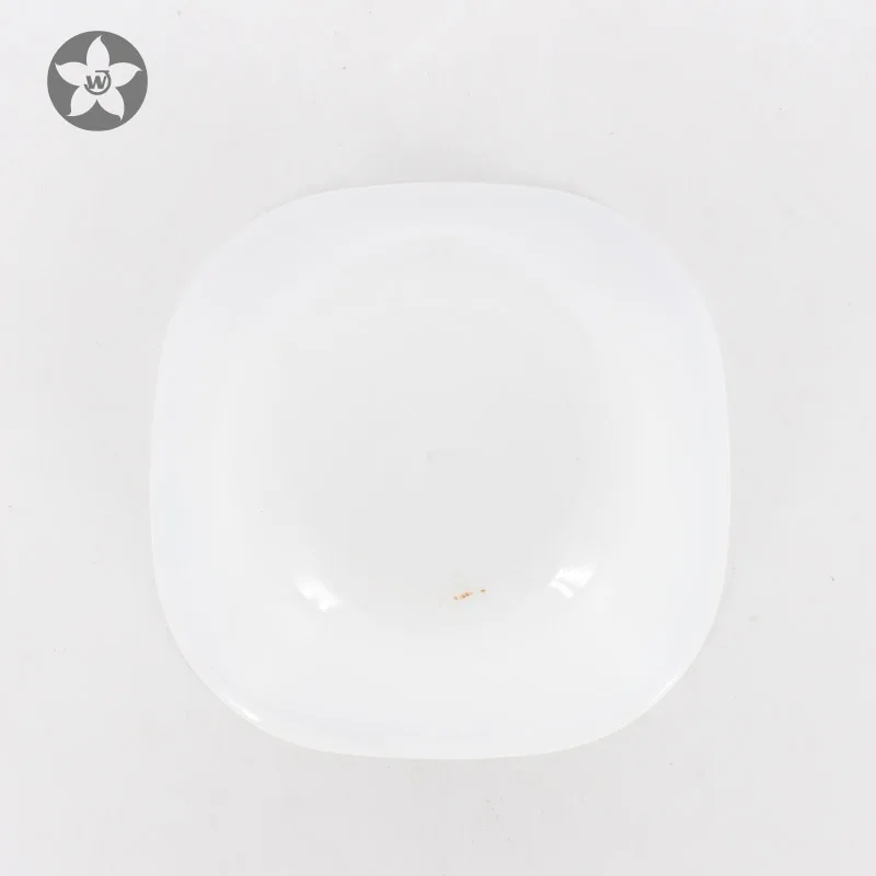 Square shape fine porcelain dinner set decal opal glassware bowl