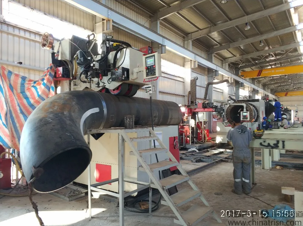 Автоматический сварочный центр для производства труб (патрон + ротатор)