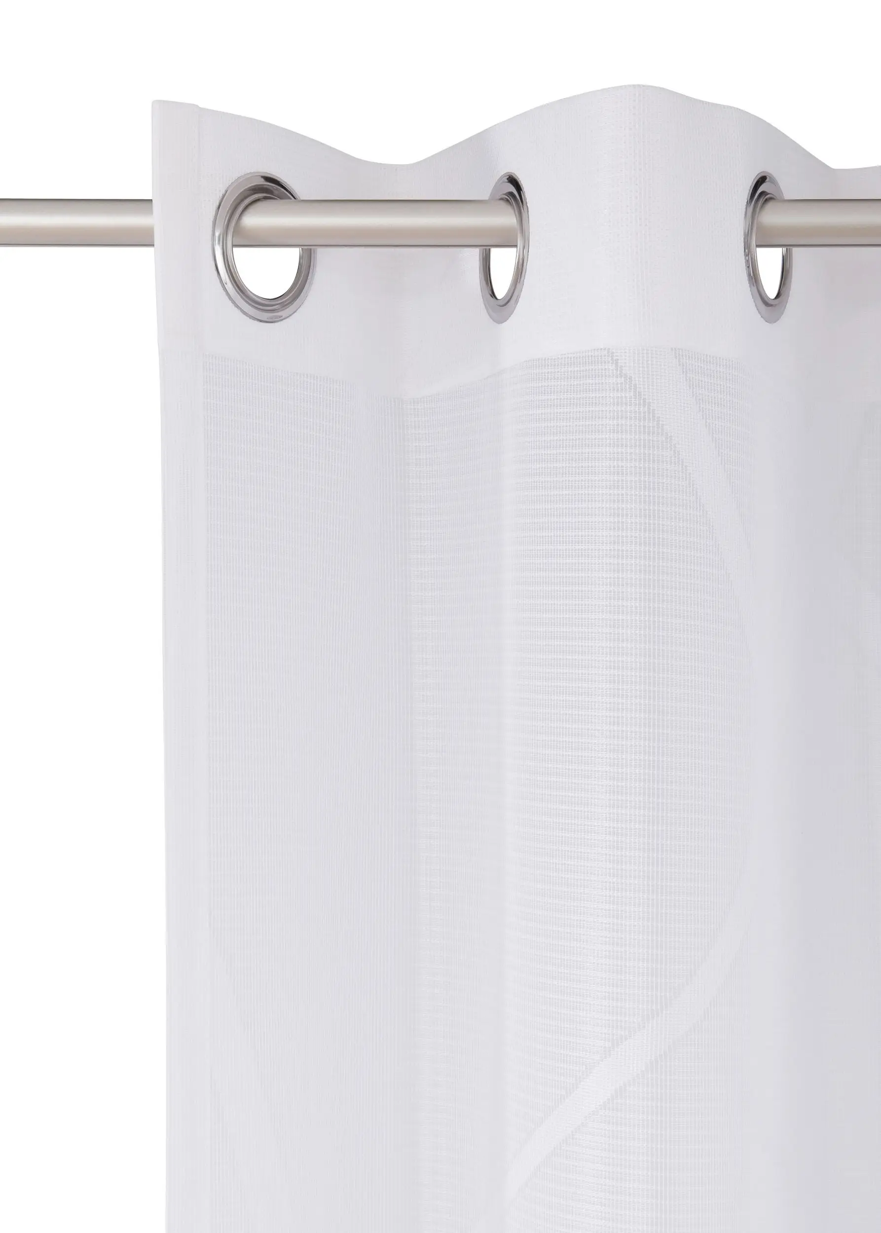 European design custom fancy 100% polyester white curtain sheer for window