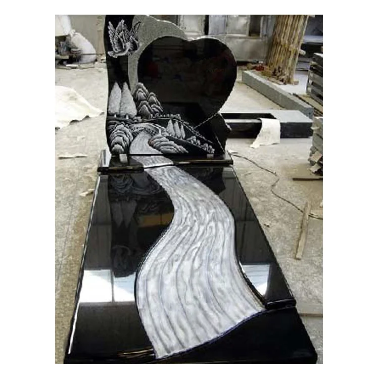 China Black Granite Monuments With Factory Price
