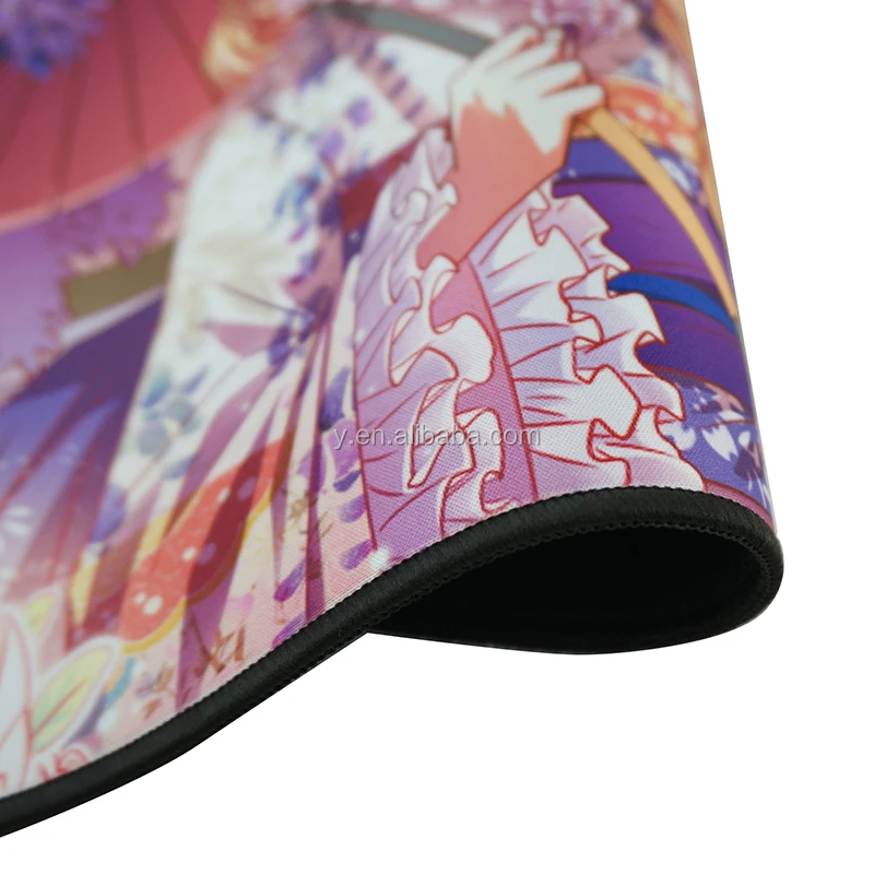 Anime 3d design promotional board game pad custom gamingmouse pad