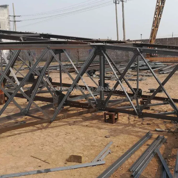 angle steel self supporting transmission line steel lattice tower